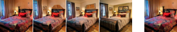 Control ablation sweep for an LSUN Bedroom vibrant bedroom component