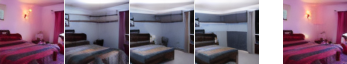 Target ablation sweep for an LSUN Bedroom vibrant bedroom component
